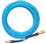 #PFE60506T - 3/8 MPT x 50 Feet - Light Blue Thermoplastic - 2 Fitting(s) - Air Hose - Strong Tooling