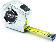 TAPE MEASURE; 1"X33'; CHROME CASE - Strong Tooling
