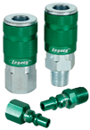 #A71458B - 1/4'' Body x 1/4 NPT (14-Pcs) - Green ARO Coupler & Plug Kit - Strong Tooling