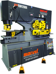 126 Ton - 24" Throat - 15HP, 440V, 3PH Motor Dual Cylinder Complete Integrated Ironworker - Strong Tooling