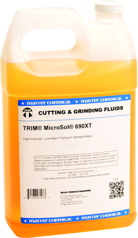 1 Gallon TRIM® MicroSol® 690XT High Lubricity Low Foam Premium Semi-Synthetic - Strong Tooling