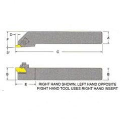 NSR16-3D Top Notch Tool Holder 1" Shank - Strong Tooling