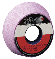 4/3 x 1-1/2 x 1-1/4" - Aluminum Oxide (PA) / 60K Type 11 - Tool & Cutter Grinding Wheel - Strong Tooling