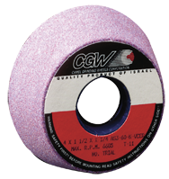 5/3-3/4 x 1-3/4 x 1-1/4" - Aluminum Oxide (PA) / 46K Type 11 - Tool & Cutter Grinding Wheel - Strong Tooling