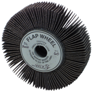 4 x 2" - 120 Grit - Aluminum Oxide - Non-Woven Flap Wheel - Strong Tooling