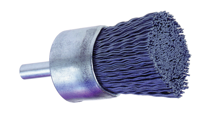 1'' Diameter - Nylon Abrasive End Brush - Strong Tooling