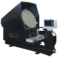 #OC150X - Comb. Grid/Radius Overlay Chart - Optical Comparator Accessory - Strong Tooling