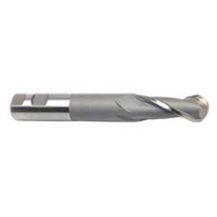 3/4" Dia. - 5-3/8" OAL - HSS - Ball End SE EM - 2 FL - Strong Tooling