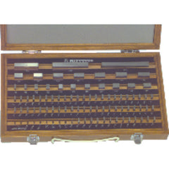 Metric Gage Block Set - Model 516-958-26-47 Pieces-2(A+) - Steel - Exact Industrial Supply