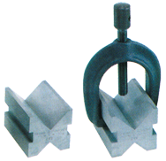 #599-749 - 1-1/2 x 1-1/2 x 2'' - V-Block & Clamp Set - Strong Tooling