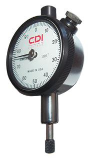 .025 Total Range - 0-5-0 Dial Reading - AGD 1 Dial Indicator - Strong Tooling