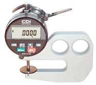 #DG10-10 - 0 - .050'' Range - .0005" Resolution - 2'' Throat Depth - Electronic Thickness Gage - Strong Tooling