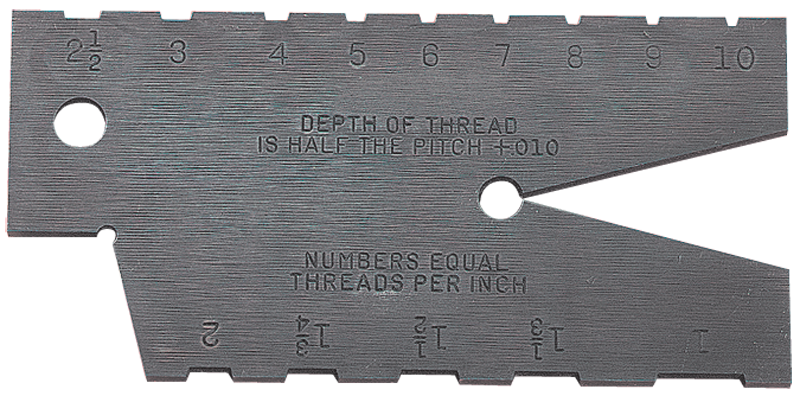 #284 - 1 to 10 Pitch - 29° Acme Screw Thread Gage - Strong Tooling