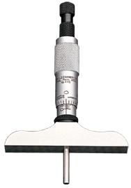 #440Z3L - 0 - 3'' Measuring Range - Plain Thimble - Depth Micrometer - Strong Tooling