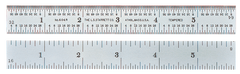 #C335S-300 - 300mm Long - 35 Graduation - 1'' Wide - Semi-Flexible Rule - Strong Tooling