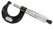 #T436.1XRL-2   1 - 2'' Measuring Range - .001 Graduation - Ratchet Thimble - Carbide Face - Outside Micrometer - Strong Tooling