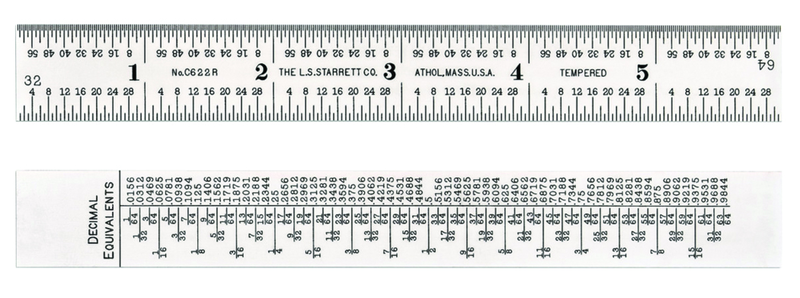 C622R-6 SCALE RULE - Strong Tooling