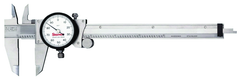 #120A-6 - 0 - 6'' Measuring Range (.001 Grad.) - Dial Caliper with Letter of Certification - Strong Tooling
