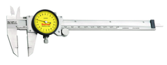 #120MX-150 - 0 - 150mm Measuring Range (0.02mm Grad.) - Dial Caliper with Certification - Strong Tooling