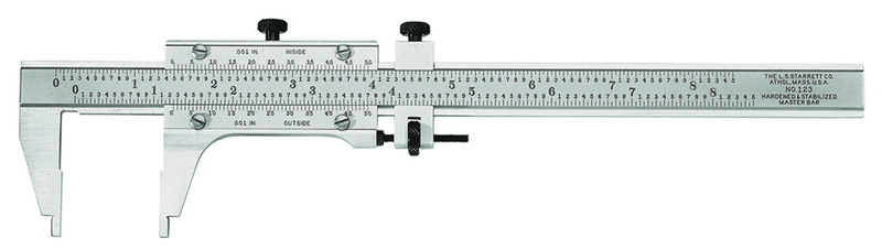 123-6 VERNIER CALIPER W/CERT - Strong Tooling