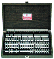 81 Piece - Grade 2+4 - Steel - Rectangular Gage Block Set in Case - Strong Tooling