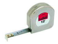#C9212X - 1/2" x 12' - Chrome Clad Mezurall Measuring Tape - Strong Tooling