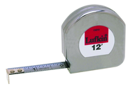 #C9212 - 1/2" x 12' - Chrome Clad Mezurall Measuring Tape - Strong Tooling