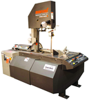 Mark III 18 x 22 Capacity Vertical Production Bandsaw with 3° Forward Canted Column; 60° Miter Capability; Variable Speed (50 TO 450SFPM); 24 x 33" Work Table; 5HP; 3PH 480V - Strong Tooling