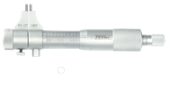 .2 - 1'' Measuring Range - .001/.01mm Graduation - Ratchet Thimble - Hardened & Ground Face - Inside Micrometer - Strong Tooling