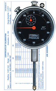 1 Total Range - 0-100 Dial Reading - AGD 2 Dial Indicator - Strong Tooling