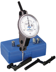 .060 Range - .0005 Graduation - Horizontal Dial Test Indicator w/ Accessories - Strong Tooling