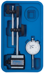 Set Contains: 1" Indicator w/Anyform Mag Base - AGD 2 Dial Indicator with Anyform Mag Base - Strong Tooling