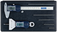 Kit: 6"/150mm Poly-Cal Caliper and Xtra-Value Depth Gage - Xtra Value Depth Gage & Poly Cal Kit - Strong Tooling