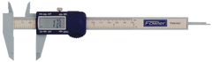 0 - 6" / 0 - 150mm Measuring Range (.0005" / .01mm; fractions in 1/64 increments Res.) - Poly-Cal Electronic Caliper - Strong Tooling