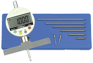 0 - 22" Measuring Range (.0005" / .01mm Res.) - Electronic Depth Gage - Strong Tooling