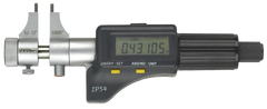 .2 - 1.2'' Measuring Range - .00005/.001mm Resolution - Friction Thimble - Hardened & Ground Face -  Electronic Inside Micrometer - Strong Tooling