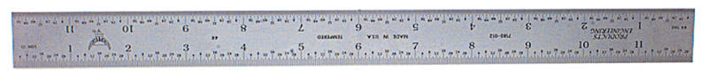 #7188-300 - 300mm - Metric Graduation - Regular - Combination Square Blade - Strong Tooling