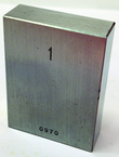 .107" - Certified Rectangular Steel Gage Block - Grade 0 - Strong Tooling