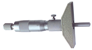 0 - 6'' Measuring Range - Ratchet Thimble - Depth Micrometer - Strong Tooling