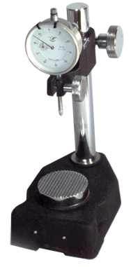 4-1/4 x 5-1/2" Base Size - Steel Check Stand Indicator Holder with Serrate Anvil - Strong Tooling