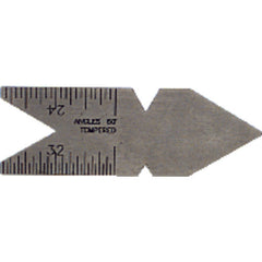 Center Gage - Model CG60 - USA Standard 60°-14ths, 20ths, 24ths, 32nds Graduation - Strong Tooling