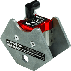 On/Off Rare Earth Magneitc Welding Square - 4" Length - 150 lbs Holding Capacity - Strong Tooling