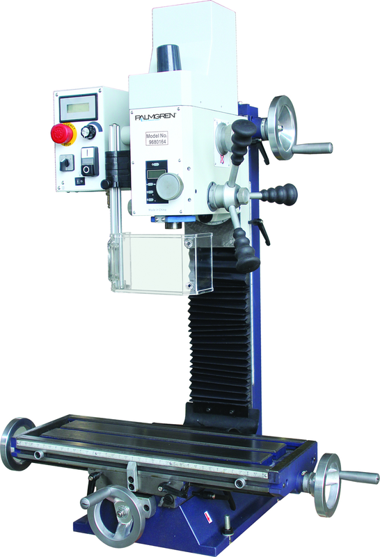 14" Gear Head Milling Machine, Variable Speed, 1.25HP, 120V, 1PH - Strong Tooling