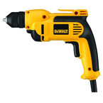 #DWD112 - 7.0 No Load Amps - 0 - 2500 RPM - 3/8'' Keyless Chuck - Corded Reversing Drill - Strong Tooling