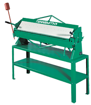 Box & Pan Hand Brake  - #HBU48-16 - 48-1/4'' Working Length - 16 Gauge Capacity (Mild Steel) Stand Included ( 48S) - Strong Tooling