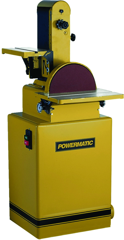 Model 31A 6" Belt and 12" Disc Floor Standing Combination Sander 1.5HP 115/230V 3PH - Strong Tooling