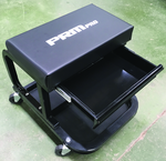 Mechanic's Roller Shop Stool with Drawer - Strong Tooling
