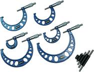 0-6" .0001" Outside Micrometer Set - Strong Tooling