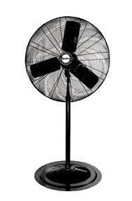 24" Oscillating Pedestal (90° oscillation; 3-speed; 1/3 HP; 120V - Strong Tooling