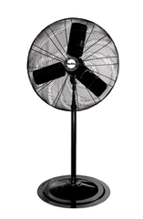 30" Oscillating Pedestal Fan (90° oscillation); 3-speed; 1/4 HP; 120V - Strong Tooling